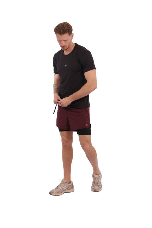 Men's Two In One Gym Shorts