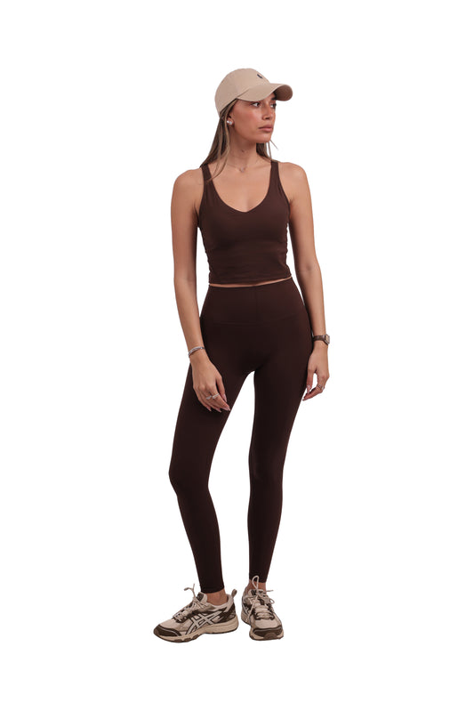 U-Back Tank & Super High-Waist Seamless Leggings Set